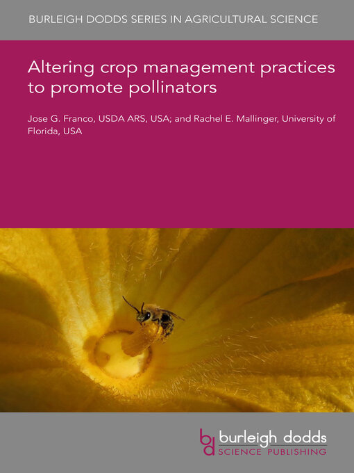 Cover image for Altering crop management practices to promote pollinators